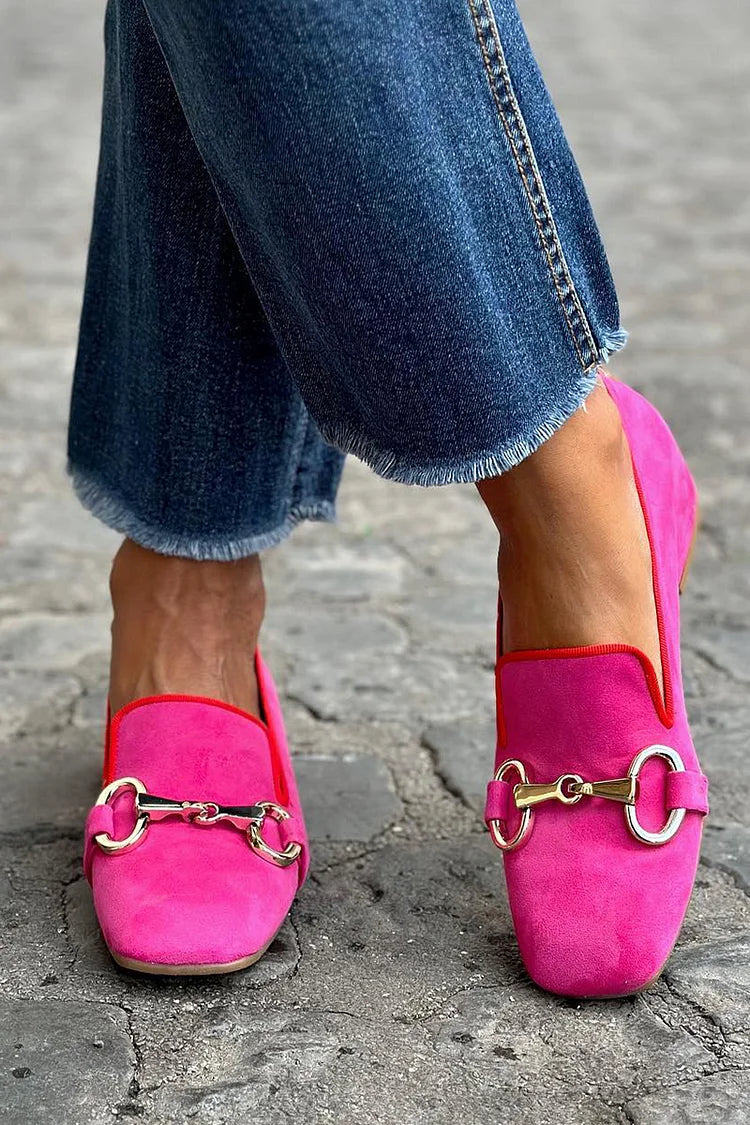 Elegante dames mocassins met stralende afwerking, handgemaakt en comfortabel