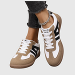 Orthopedische damessneakers met ruime pasvorm, brede neus en dempende ergonomische zool