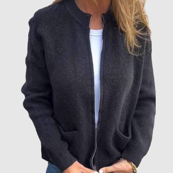 Licht dames vest met ruime pasvorm en twee praktische zijzakken