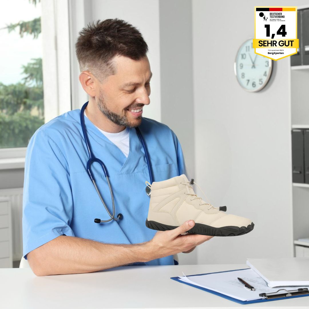 Linde waterdichte thermische barefootschoenen