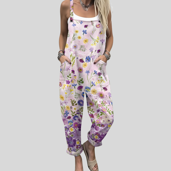 Dames tuinbroek met comfortabele comfortfit, zachte stof en verstelbare bandjes