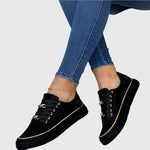 Elegante orthopedische damesschoenen met geldemping, stevige hak en antislipzool