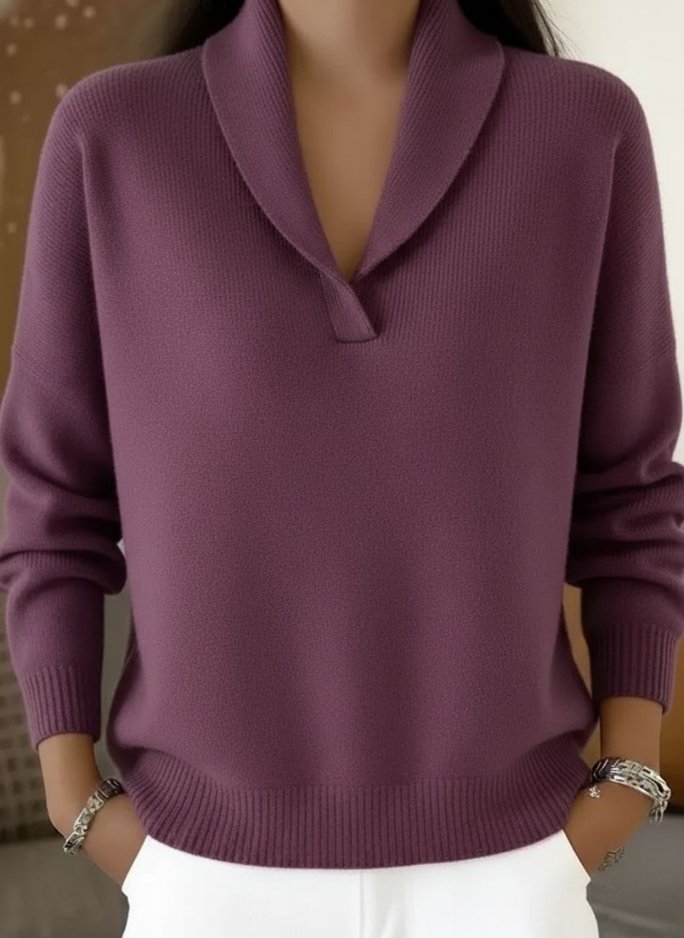 Anouk trui met v-hals