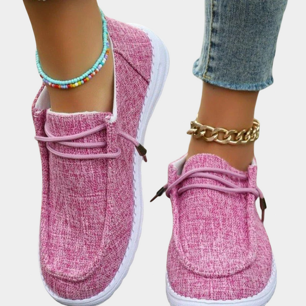 Dames loafers met opvallende bohemian print en ademend, licht bovenwerk