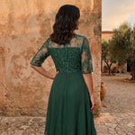 Puck elegante chiffonjurk