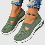 Orthopedische wandelschoenen voor dames met dempende zool en antislip rubberen buitenzool