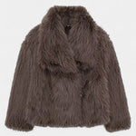 Iris dames zachte oversized statement jas