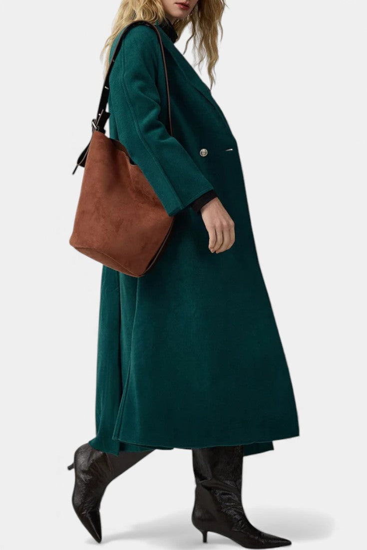 Femke dames elegante lange jas