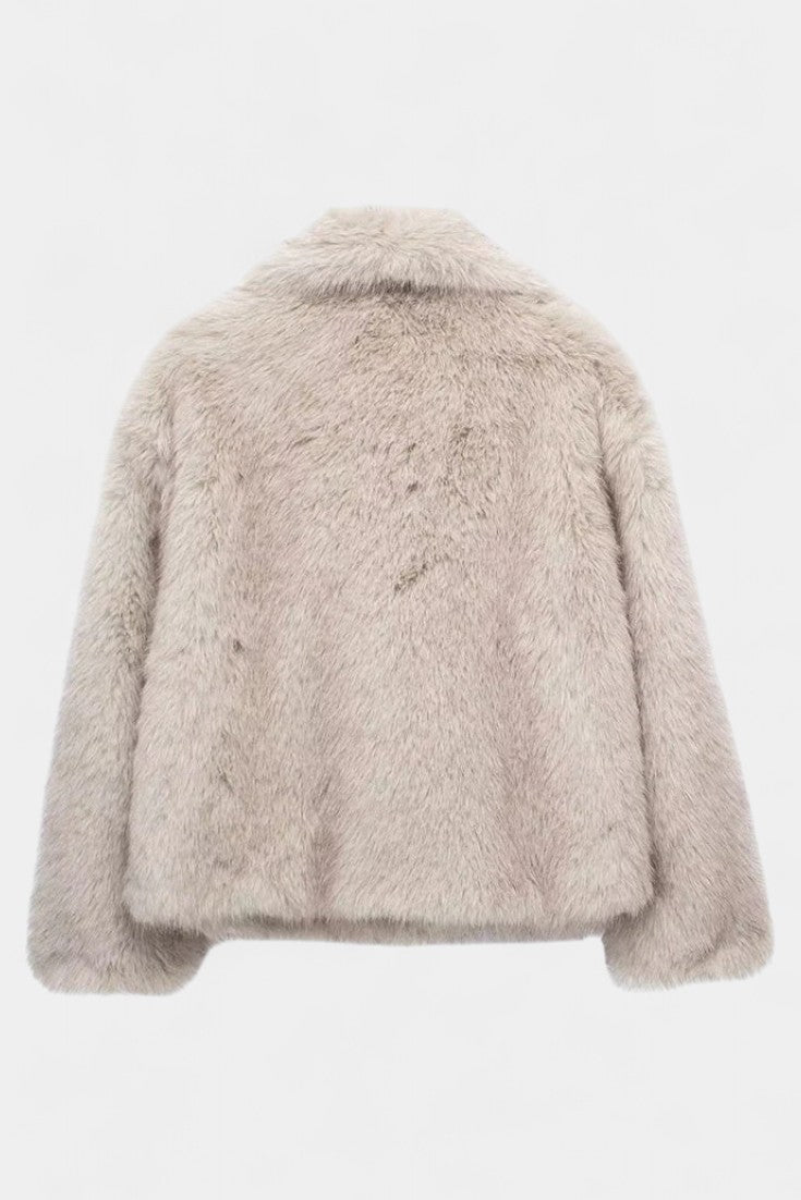 Iris dames zachte oversized statement jas