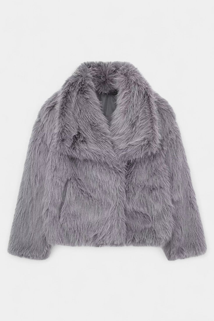 Iris dames zachte oversized statement jas