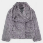 Iris dames zachte oversized statement jas