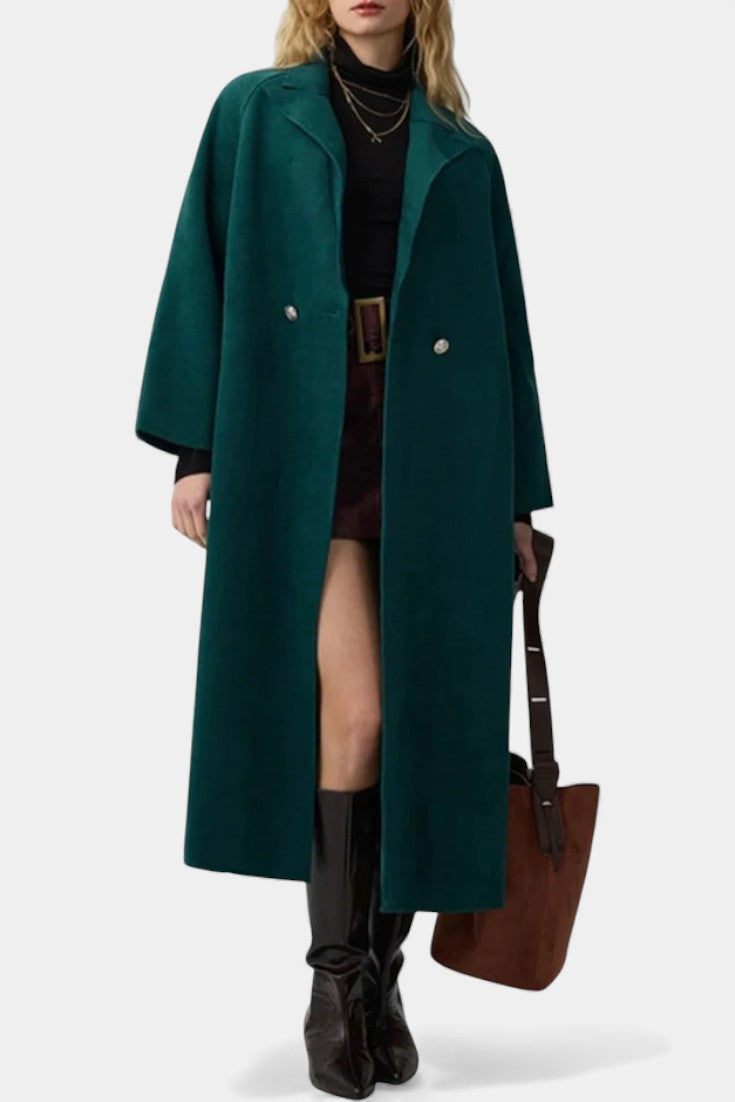 Femke dames elegante lange jas