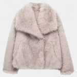 Iris dames zachte oversized statement jas