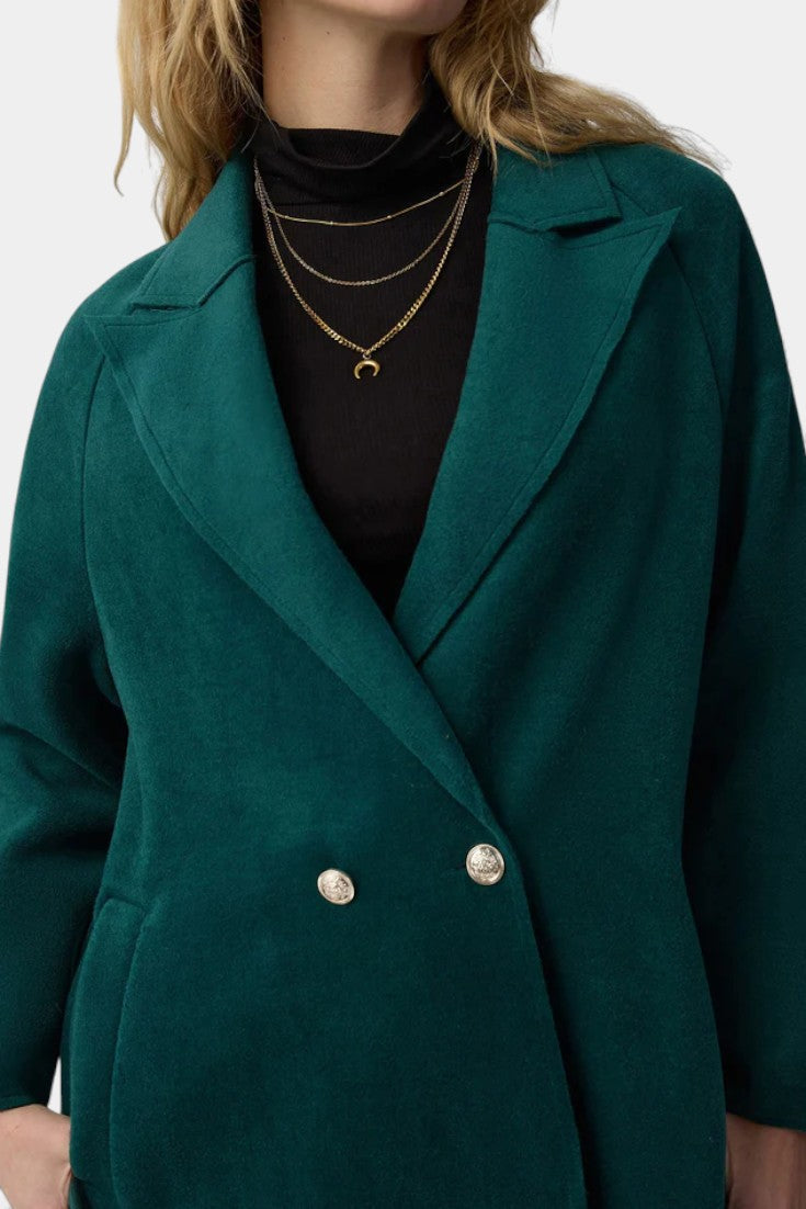 Femke dames elegante lange jas
