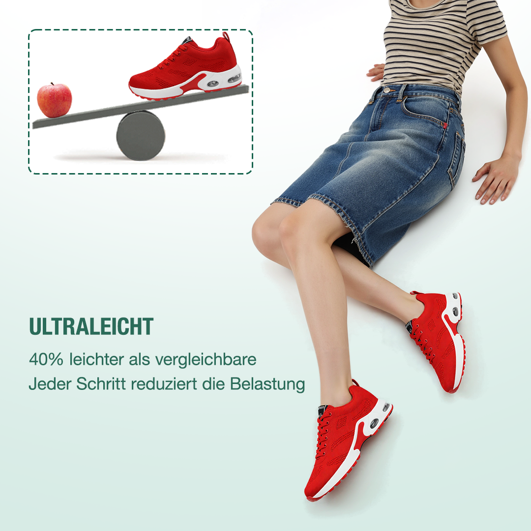 Noortje rode comfortschoenen